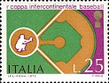 Italy - 1973 - Deportes - 25 L - Multicolor - Italia, Sports - Scott 1110 - Sports Baseball - 0